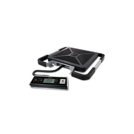 PELOUZE MANUFACTURING CO Digital Scale, Portable, USB Shipping, 250lb., BK/SR
