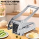 thumbnail image 2 of Cortador de papas fritas de acero inoxidable MDHAND, cortador de papas con 2 cuchillas y base de succión antideslizante, perfecto para papas, papas fritas, pepinos, verduras y zanahorias., 2 of 8