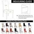 thumbnail image 2 of Housse De Chaise Salle Manger Extensible Housse De Chaise Universelle Lavables,couverture De Chaise Facile Nettoyer Pour Dcor Salle Manger Htel, 2 of 5