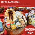 thumbnail image 2 of Large Shrink Wrap Bags for Gift Baskets,30x30 inches Clear PVC Heat Cellophane Packaging,Gift Wrapping 20 Pack, 2 of 4