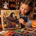 thumbnail image 3 of Halloween Ghost Pearl Art DIY Kit, Spooky Cute 3D Diamond Painting Crafts, DIY Fall Home Decor Wall Art for Adults, Beginner DIY Seasonal Party Gift, 3 of 6