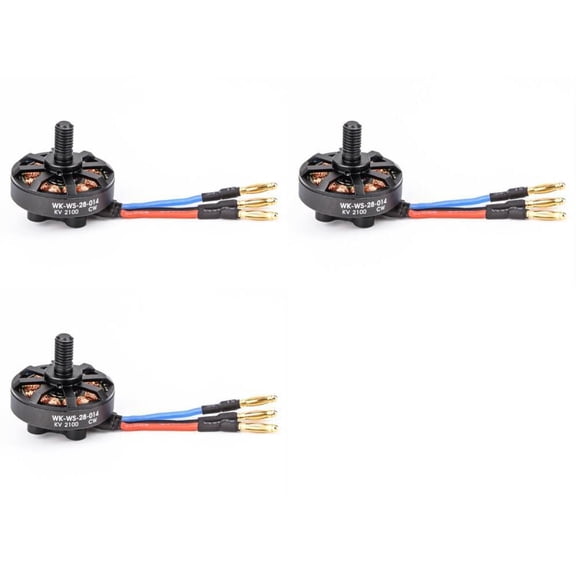 HobbyFlip Clockwise Brushless Motor (WK-WS-28-014) Runner 250-Z-14 Compatible with Walkera Runner 250 DIY 3 Pack