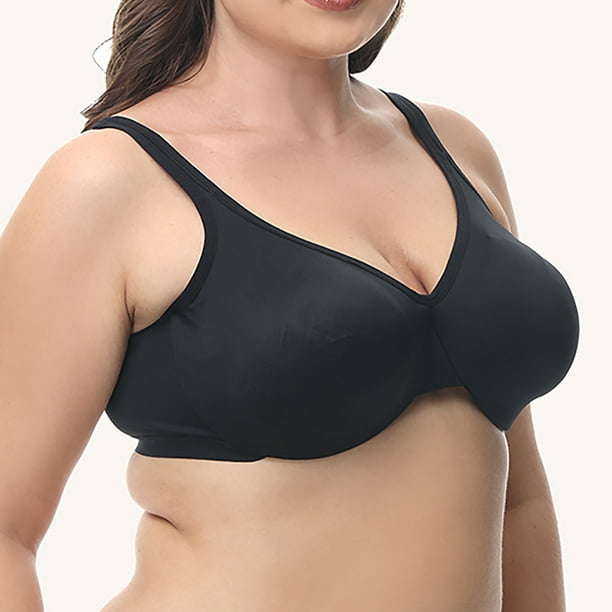 CHGBMOK Bras for Women Printing Push Up Daily Bra Comfortable Breathable  Wireless Underwear 