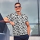 thumbnail image 4 of Balery Black White Halloween Camisa Polo de Hombre con Estampado, de Manga Corta y Tejido Medio, Camisa Tipo Golf Polo-Small, 4 of 6