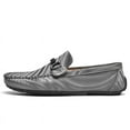 thumbnail image 4 of Men's Casual Loafers Slip On Leather Shoes Male Lightweight Driving Shoes Moccasins Classic Penny Loafer Flats Boat Shoes Outdoor Walking Shoes, 4 of 13