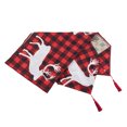 thumbnail image 3 of maskred Christmas Table Runner Cover Linen Cloth Xmas Tablecloth Snowman Party Decor Elk, 3 of 6