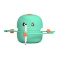 thumbnail image 1 of Juguete de aprendizaje Hugo robot de dibujo interactivo Montessori para niños con 100 tarjetas color verde, 1 of 10