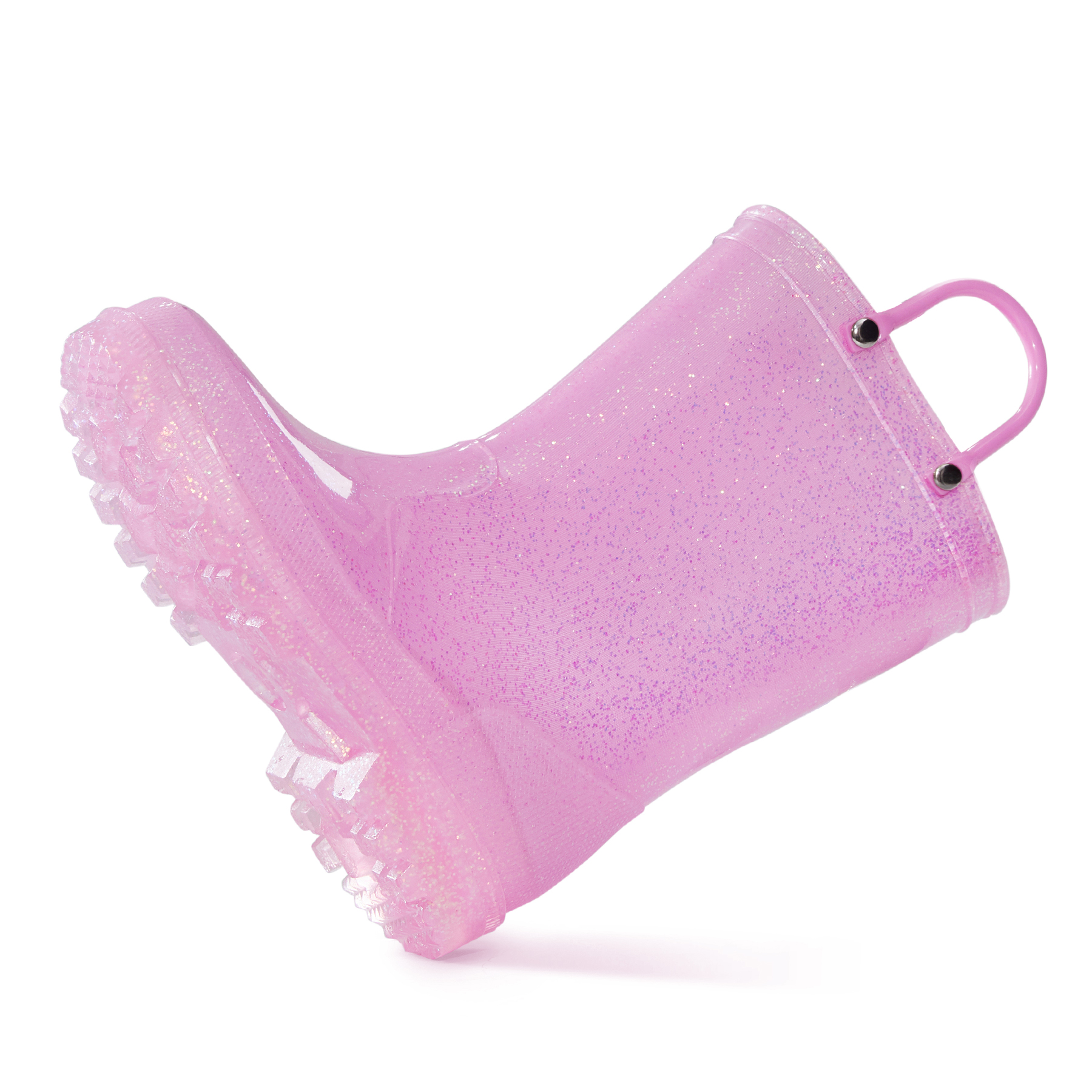 Bocca Kids' Waterproof Glitter Rain Boot Pink photo 4