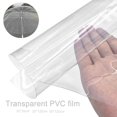 thumbnail image 1 of Durable Transparent PVC Film Sac Sac à Main Bureau Tapis Parapluie Bricolage Fabric Matériel, 1 of 8