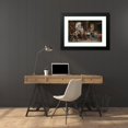 thumbnail image 4 of Joachim Wtewael 24x17 Black Modern Framed Museum Art Print Titled - Kitchen Interior with the Parable of the Great Supper (1605), 4 of 5