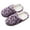 Purple, variant on Womens Fuzzy Scuff Slippers Comfy Cheetah Leopard Print Plush Slip on House Shoes Birthday Christmas Gifts Grey 7