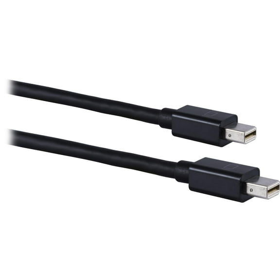 ATIVA® Mini DisplayPort to Mini DisplayPort Cable, 6’, Black, 36544