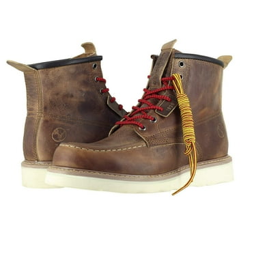 6” Moc Toe Work Boots for Men – Soft Toe Boots – Vibram EVA Outsole – EH Rated 200-2