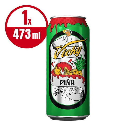 Cerveza mezclada Victoria Vicky Piña 473 ml