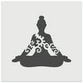 thumbnail image 1 of Yoga Pose Siddhasana Accomplished Sitting DIY Cookie Wall Craft Stencil - 11.5 Inch, 1 of 5