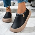 thumbnail image 5 of Willtoo Womens Winter Slip On Ankle Shoes Warm Lined Waterproof Casual Snow Shoes Non Slip Chunky Sole Comfort Walking Shoes for Daily Outdoor, 5 of 6