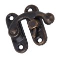 thumbnail image 3 of 30Pcs Small Box Latch Hasps Antique Right Latch Hook Hasp Retro Style Iron Latch Hook Hasp for Jewelry Gift Replacement Screws Antique Right Latch Hook Hasp, 3 of 7