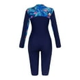 thumbnail image 4 of WAYUTE One Piece Swimsuit Women Long Sleeve Full Body Wetsuit for Surfing Diving and Snorkeling Upf50+ Sun Stretch Front Zipper, 4 of 5