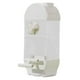 thumbnail image 4 of Comedero automático para pájaros portátil de 800 ml, fácil de limpiar, resistente y colgante. Blanco, 4 of 9