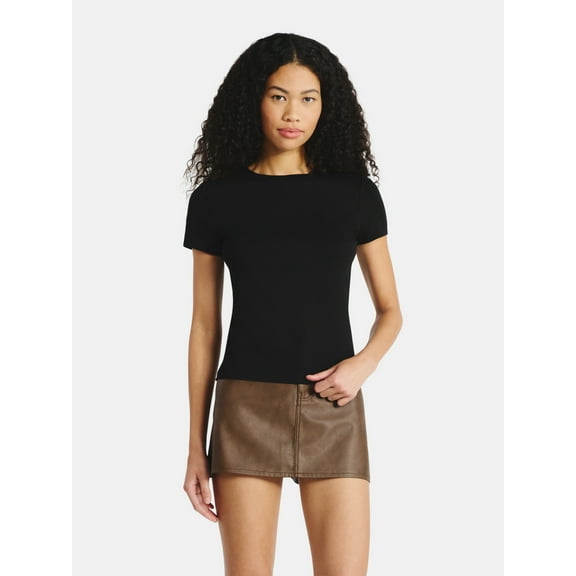 No Boundaries Crewneck Tee, Women’s