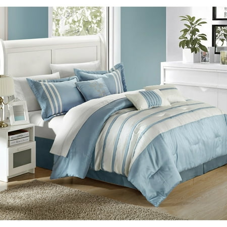 Chic Home Torino Pleated Luxury Bed In A Bag Comforter Set