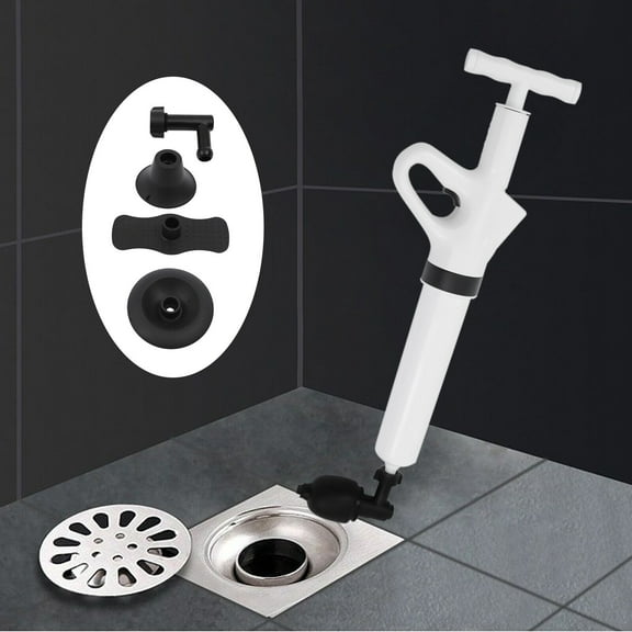 Air Drain Blaster Pressure Pump Cleaner High Pressure Pipe Opener Toilet Plunger