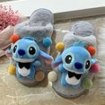 thumbnail image 1 of Pantuflas de felpa de algodón de Disney Stitch para mujer, zapatos de casa de gran tamaño, zapatos cálidos de invierno con bonitos dibujos animados para dormitorio de estudiantes, 1 of 4