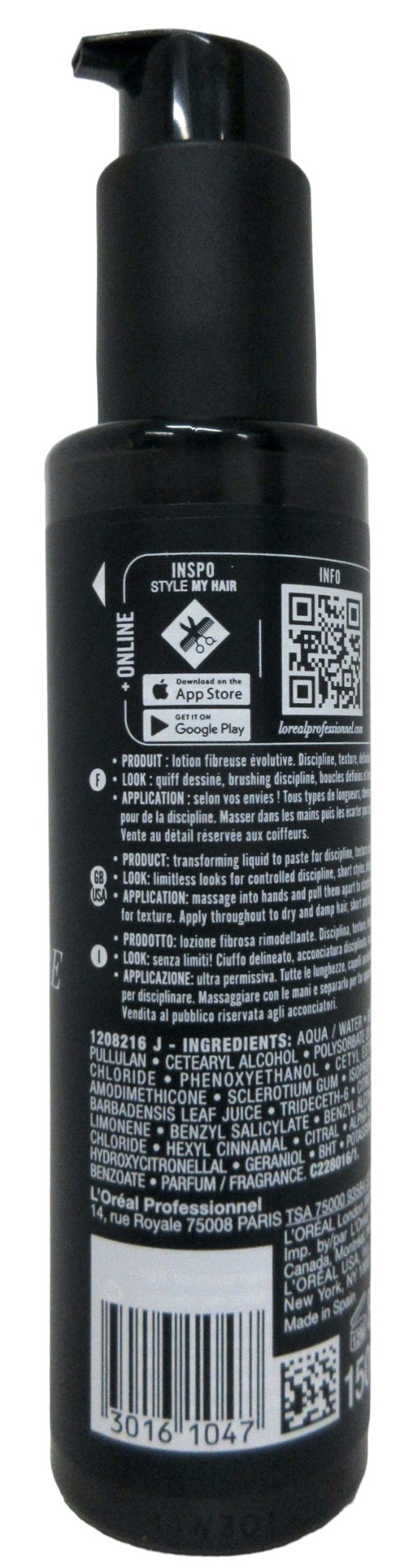 L'Oreal Professionnel Tecni.Art Transformer Lotion 5.1 oz
