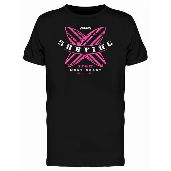 Surfing Emblem West Coast Tee Men's -Image by Shutterstock