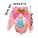 thumbnail image 3 of Adorable conejito de Pascua tejido a mano, muñeco Rodolfo, figura decorativa de nailon y elastano versátil para decoración festiva, celebraciones y regalos. 17 x 10 x 10 cm (6,6 x 3,9 x 3,9, 3 of 6