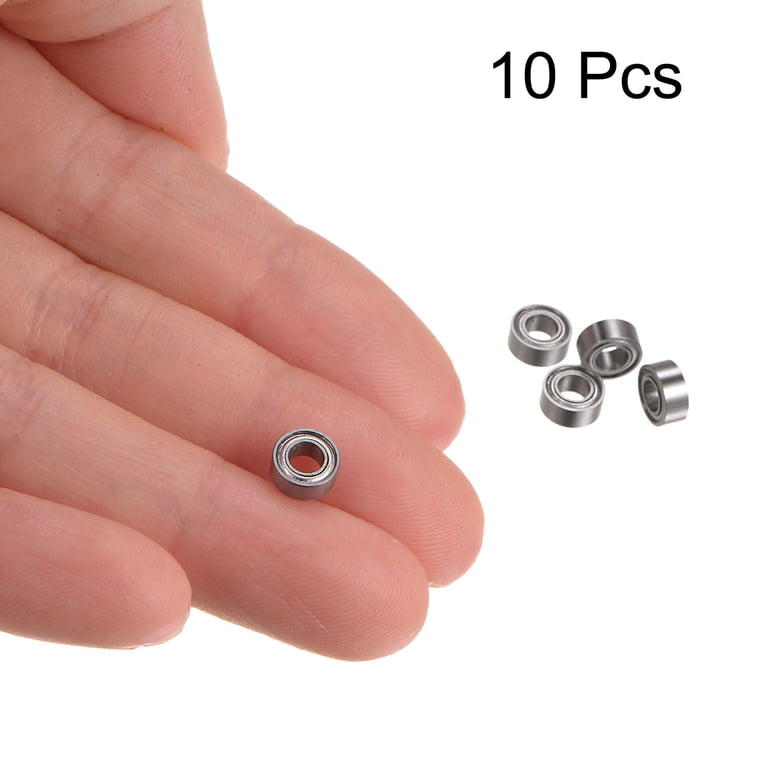 10 Packs MR63ZZ Deep Groove Ball Bearings 3x6x2.5mm Chrome Steel