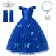 thumbnail image 4 of Disney vestido de princesa Rapunzel para niños, conjunto de disfraces enredados, ropa de fantasía para fiesta de cumpleaños, Carnaval y Halloween, 4 of 5