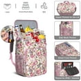 thumbnail image 4 of Artistic Tropical Flower and Leaves Insulated Cooler Backpack - 20L Soft Cooler with Padded Straps, 4 of 5