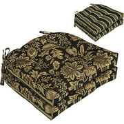 Wicker Chair Cushions, Set of 2, Multiple Patterns