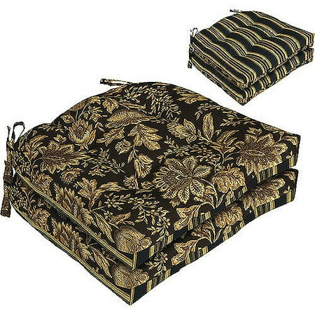 Wicker Chair Cushions, Set of 2, Multiple Patterns