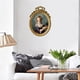 thumbnail image 5 of Marco de fotos dorado Zulema decoración oval resina adorno tallado, 5 of 8