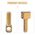 thumbnail image 3 of MasteelfCA 4pcs Violin Screw String Instrument Bow Frog Screw Violin Bow Instrument Part, 3 of 8