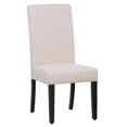 thumbnail image 3 of Costaelm Adison Fabric Dining Side Chair 2 Pc Set in Beige, 3 of 10