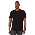 thumbnail image 2 of Milwaukee XL Short Sleeve Men's Crew Neck Black Hybrid Work Tee Shirt, 2 of 5