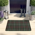 thumbnail image 2 of Green and Red Checkerboard Checkered Flannel Non Slip Door Rugs,Washable Door Mats Indoor,Decorative Door Mats,Dirt-Resistant and Absorbent Doormat for Entrance,Bedroom,Kitchen,Bathroom,23.5"x16", 2 of 5