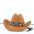 thumbnail image 3 of Western Frontier Hat for Outdoor Wear Classic Style Sun Shield Cowboy Accessory for Everyday Casual Performance and Trendsetting, 3 of 5