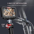 thumbnail image 4 of Ralcam Endoscópio Industrial Articulado de 3.9mm, Câmera de Inspeção HD de 5 Polegadas com Luz, Câmera com Fibra Óptica Flexível em Aço Inoxidável 0,15 pol – Ferramenta Automotiva Mecânica, 4 of 8