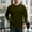 Army Green, variant on Tawop Mens Sweatshirt Solid-Color Long-Sleeved Round-Neck Pullover Sweatshirt Top