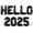 Black, variant on Letter Balloons - HELLO 2025 16" Inch Alphabet Letters Foil Mylar Balloon New Years Eve Party Banner (Pink)