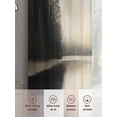 thumbnail image 6 of Lake Landscape Sheer Curtains 54 Inches Long 2 Panels Tree Sky Light Filtering Semi Sheer Window Curtains Drapes for Bedroom Living Room 52"x54", 6 of 7