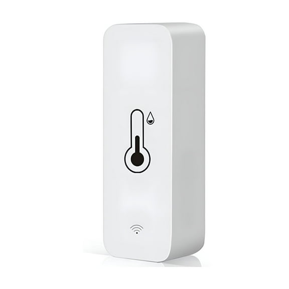 LAMIRO Smart Indoor Temperature and Humidity Sensor WiFi Mobile APP Remote Monitor Thermometer Detector, Save Energy
