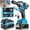 Entry Power Edition, variant on 21V Max Brushless Cordless Impact Wrench Kit, 1/2 Drive Impact Gun with 6.0Ah Large Capacity Battery, Full Sockets & Drill Bits, Heavy-Duty Tool for Auto Repair, Construction & DIY
