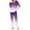 Purple, variant on SwiftWear Pajamas for Women Set Long Pants Sleepwear Soft Comfy Nightwear Crewneck Pleated Loungewear Cute Home Wear with Pockets M