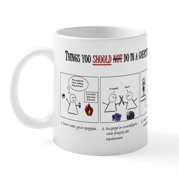 CafePress - Shoulddoinchem_Final Mugs - 11 oz Ceramic Mug - Novelty Coffee Tea Cup