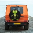 thumbnail image 1 of ZNDUO Frog Cartoon Pattern Spare Tire Cover, Universal Fit for Jeep Trailer RV SUV Camper Vehicle Waterproof Dust Tire Cover 16 inch, 1 of 8
